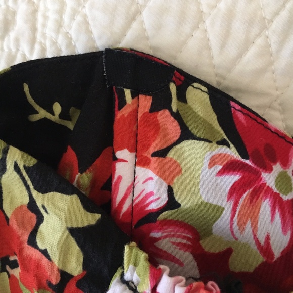 Kimchi Blue '80s Floral Strapless Mini Dress Urban Outfitters XS - Picture 6 of 11